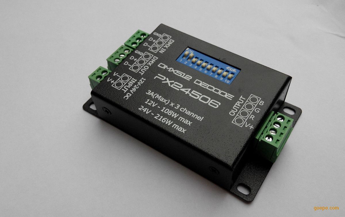 led 3路恒压 dmx512驱动控制器