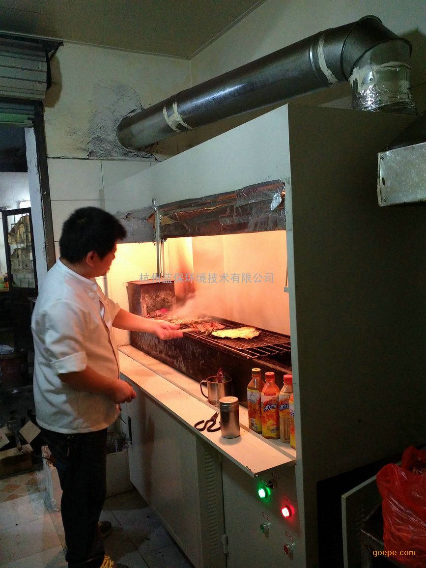 上海环保烧烤1.6m无烟油烟净化车-烧烤无烟净化车