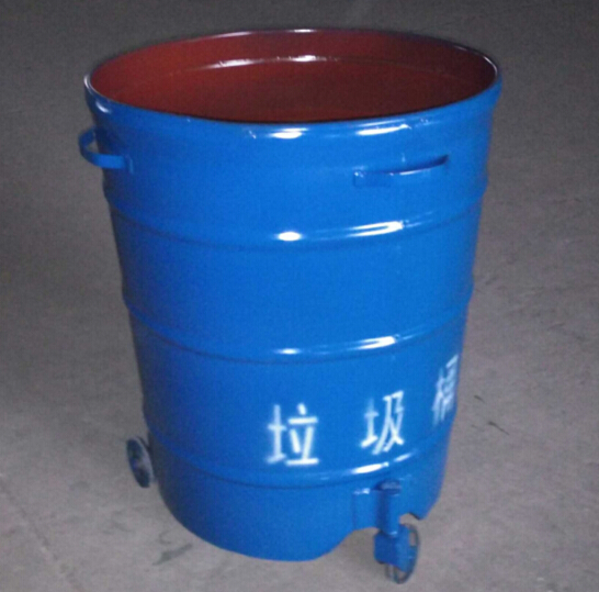 圆柱圆形垃圾桶铁垃圾桶铁桶垃圾桶大铁桶垃圾