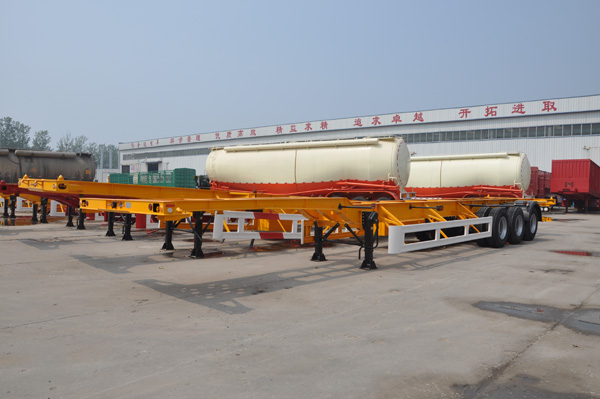 骨架车公告企业-邢台骨架车实时报价-二手半挂车