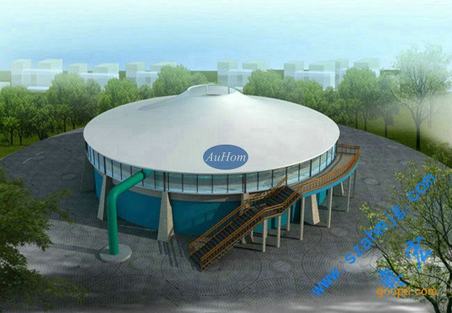 污水池加盖除臭|污水池遮阳膜密封|请找奥宏-污