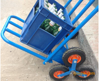 加厚六轮载重王爬楼梯车上楼车手拉车爬楼老虎