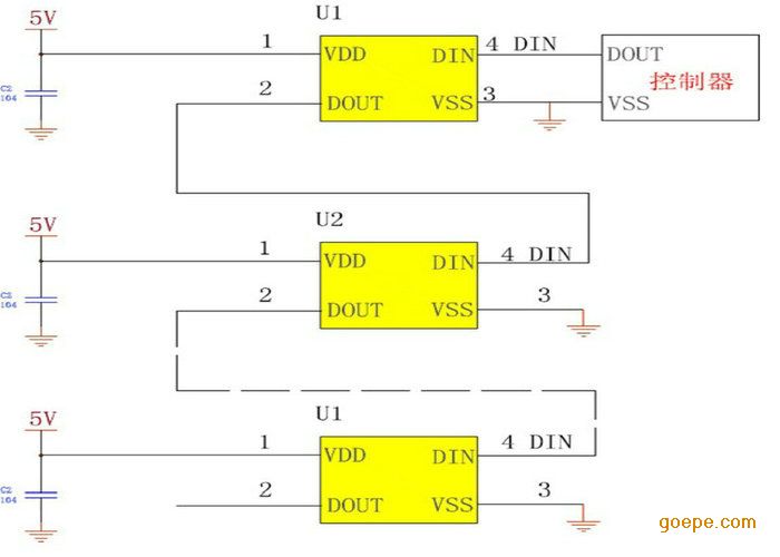 sk6812内置IC灯珠厂家 控制IC封装在RGB灯珠