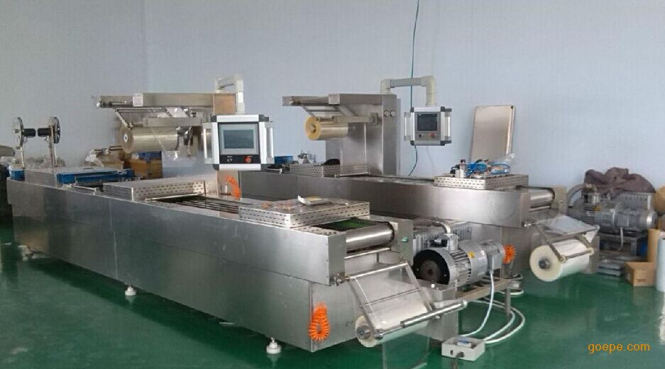 全自动鱼干肉拉伸膜包装机