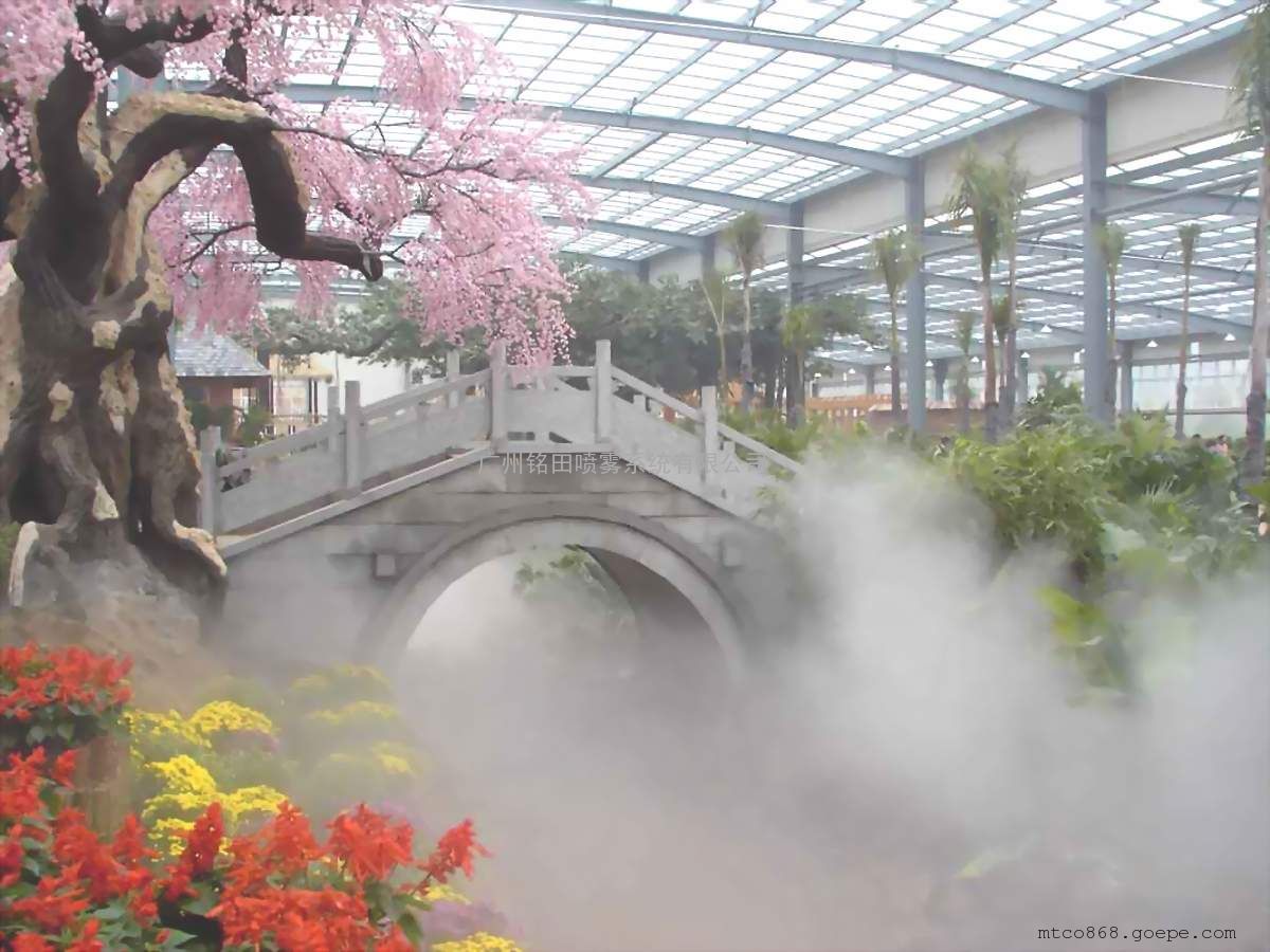 铭田景观人造雾设备，杭州喷雾造雾机，