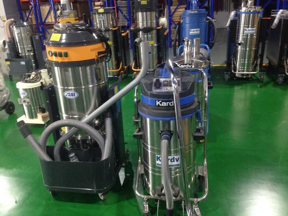 青岛化工粉末专用吸尘器大全，艾隆分离桶式工业吸尘器价格-粉末吸尘器-艾隆工业吸尘器-分离桶式吸尘器