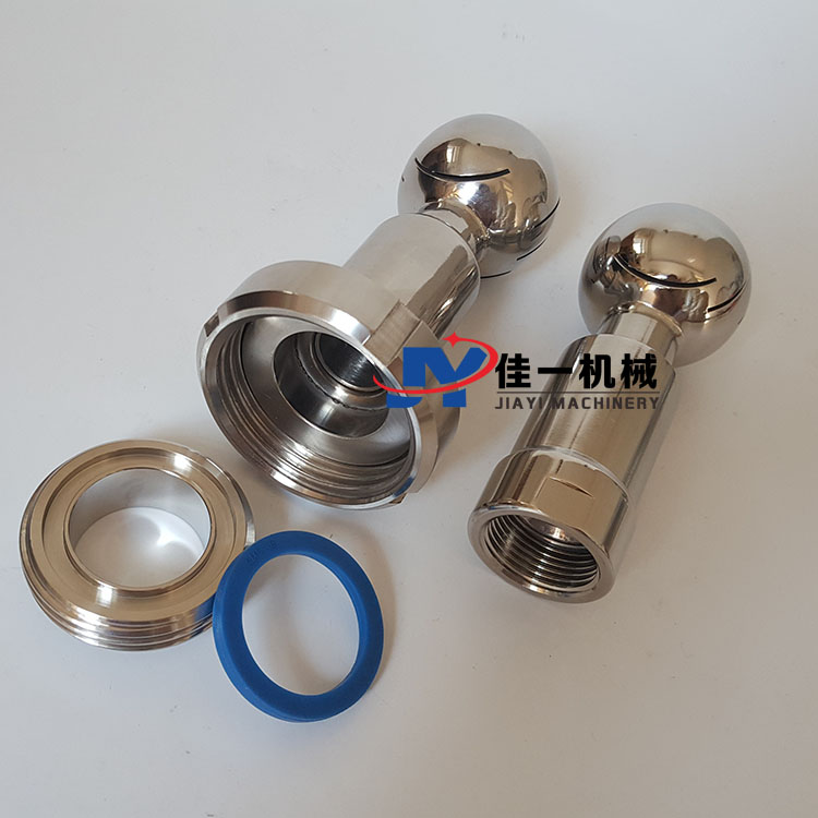温州佳一机械设备有限公司供应不锈钢活接式旋转清洗球, 360度无死角旋转喷淋球,活接式旋转喷淋球,罐用旋转清洗球,欢迎广大客户前来洽谈合作! 售后服务:温州佳一机械设备有限公司本着“高质量、优服务、求发展”的精神,以“优质产品、合理价格、贴心服务的理念和负责公开的原则向您郑重承诺: 1. 产品配发检验合格证书和适量使用说明书,以确保用户能正确安装使用我公司产品。 2. 我公司保证出厂的产品均按有关国家标准生产和检验,不合格的产品决不出厂。若买方能够证实产品是符合本公司建