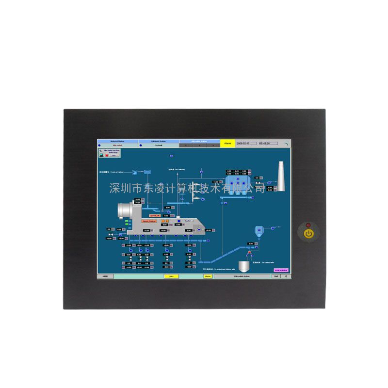 工业平板电脑 目前相当多的应用PLC的控制系 嵌入式工控机 统都装备了触摸屏人机界面HMI现场总线是应用在生产