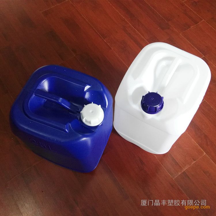 厂家供应25升加厚食品级蓝色白色塑料桶化工桶