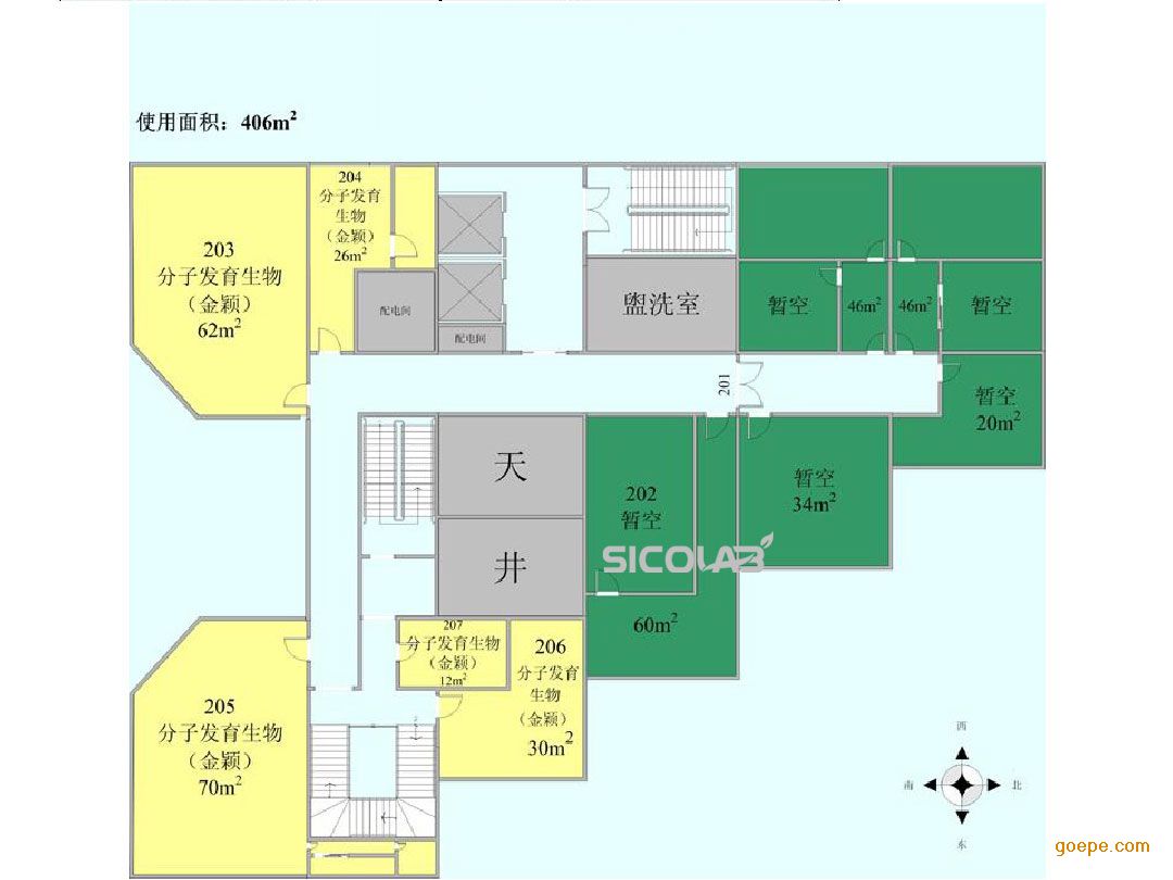 细胞实验室布局装修-细胞实验室布局设计sicolab