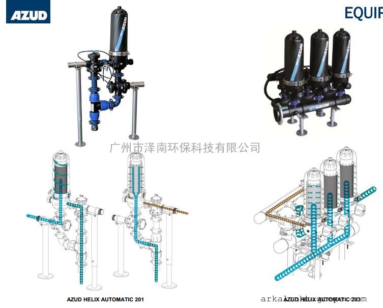 广州市泽南环保科技有限公司 产品展示 以色列阿科叠片式过滤器 碟片