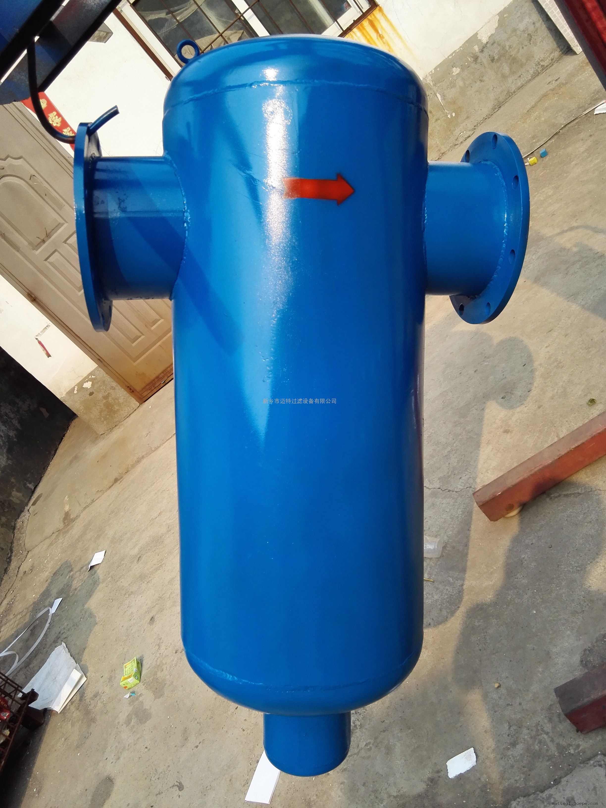 dn-300不锈钢挡板式气水分离器