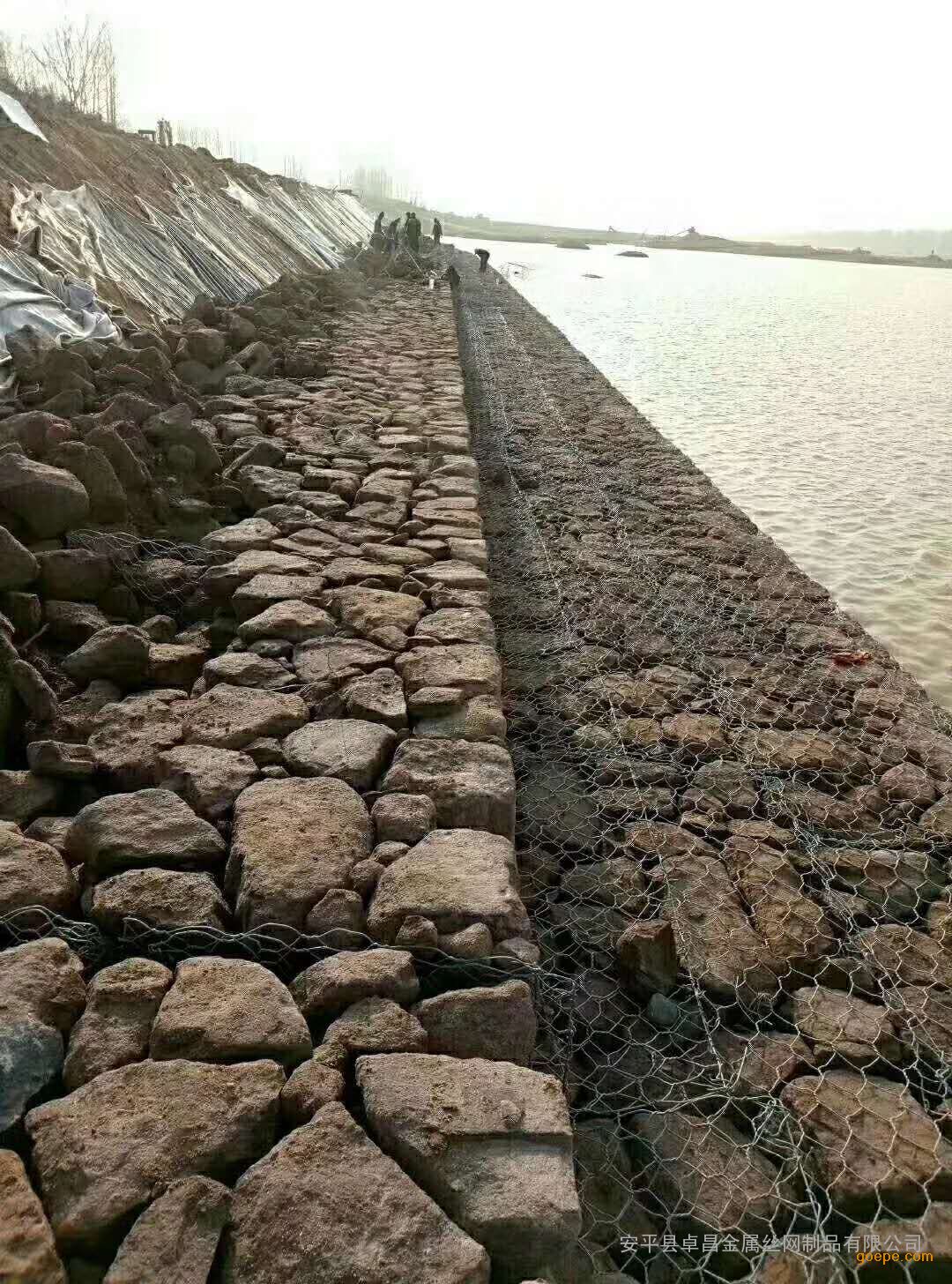 水库护坝固滨笼 雷诺格宾护脚 边坡固脚格宾笼 生态宾格笼护坡