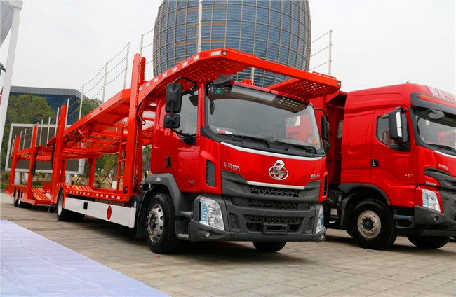 国五柳汽乘龙五位单桥轿运车/车辆运输车配置/厂家直销/图片