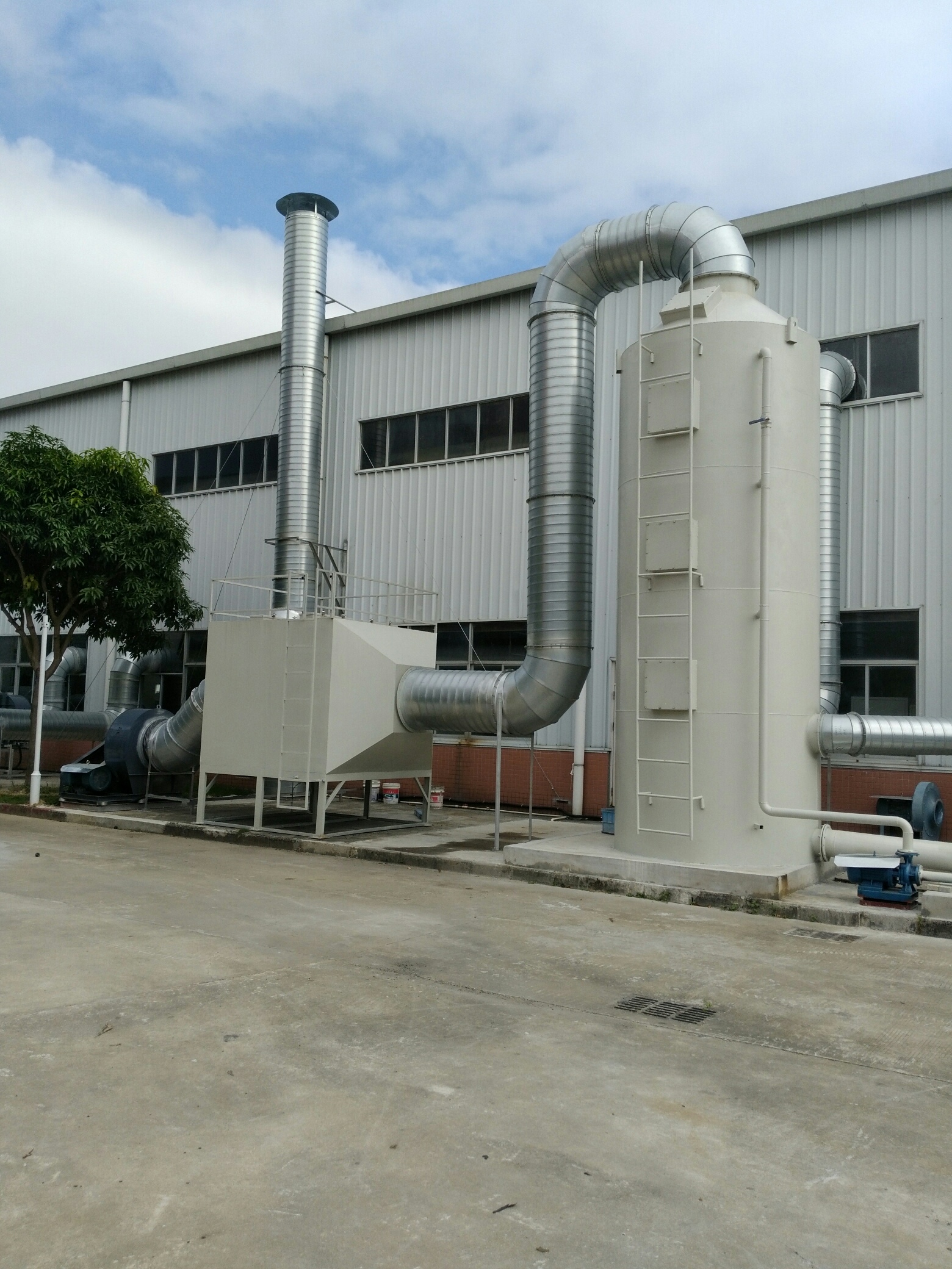 谷瀑环保设备网 废气处理 挥发性有机化合物废气治理工程 东莞市远达