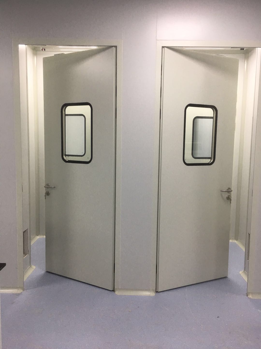 实验室钢制门 净化玻镁岩棉板板专用钢制门_净化门