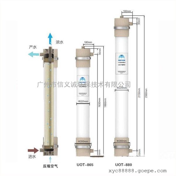 一级经销膜天超滤膜uof-640柱式膜组件 pvdf材质超滤膜