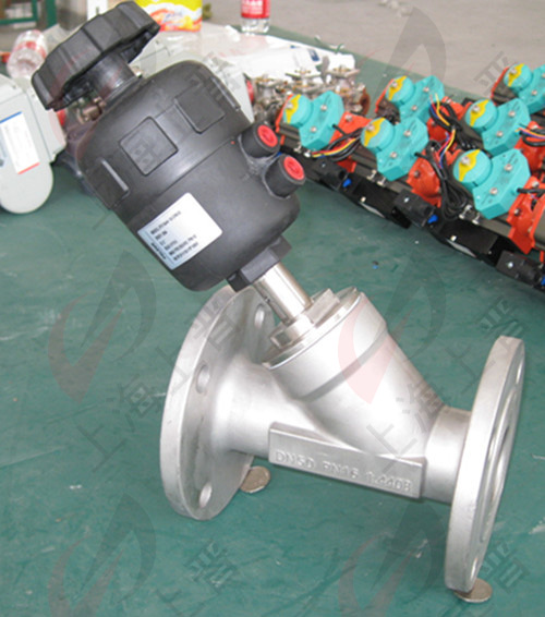 带手动操作角座阀