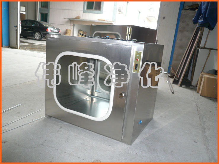 正品304不锈钢传递窗 电子连锁内500*500*500