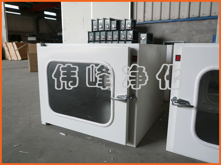 钢板传递窗 电子连锁传递窗外700*700*700