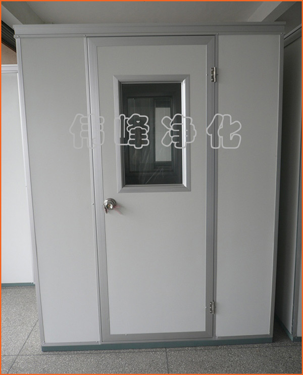 单人双吹彩钢板风淋室FLS-1C,单人风淋房 风淋室