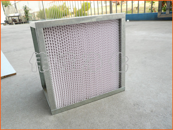 铁框空气过滤器 968*484*220 有隔板高效过滤器