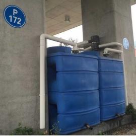 供��3立方雨水收集水箱高架�蛴晁�收集桶平底水箱