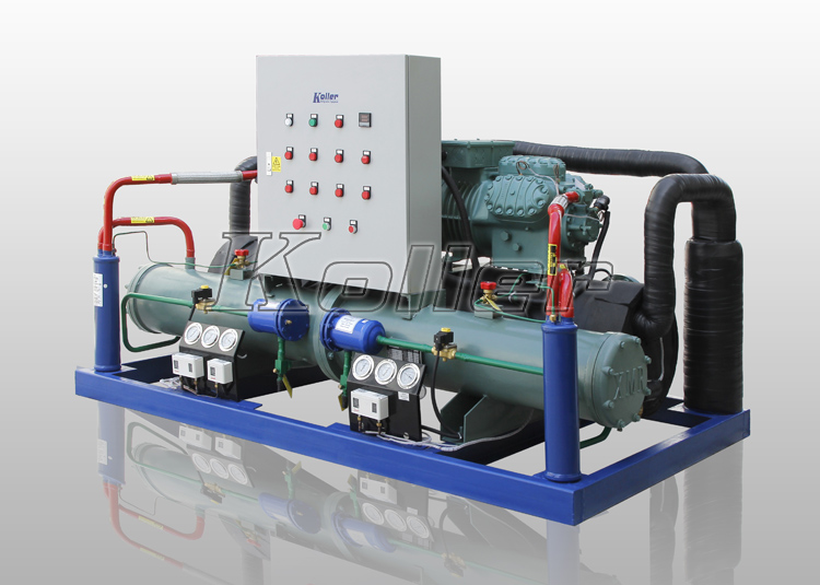 科勒尔日产量10吨冰砖机 海产冷冻专用冰砖机 大型块冰机