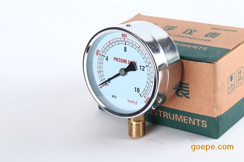 膜盒压力表微压表YE-60