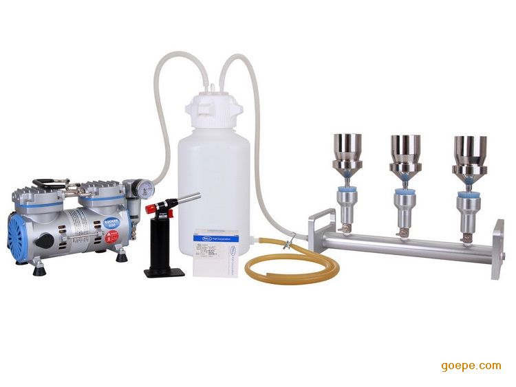 铝制三联换膜过滤器BioVac321B多联抽滤器