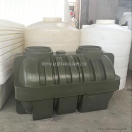 华社1.5吨一体化污水处理化粪池农村改造塑料化粪池三格