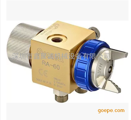 台湾宝丽简易型低压RA60自动喷枪小型自动化喷涂设备用喷枪