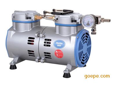 台湾洛科Rocker800无油真空泵抽滤泵抽气泵柱塞式泵