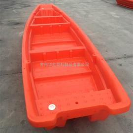 厂家直销4米塑料船双层塑料河道清理船打捞船价格