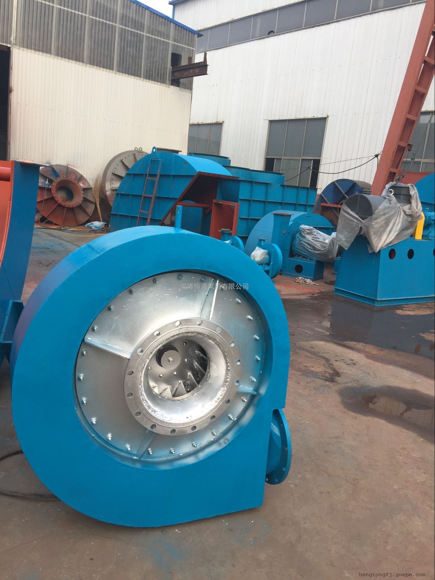 风机/排风设备 淄博恒通风机有限公司 产品展示 煤气加压风机 生物质