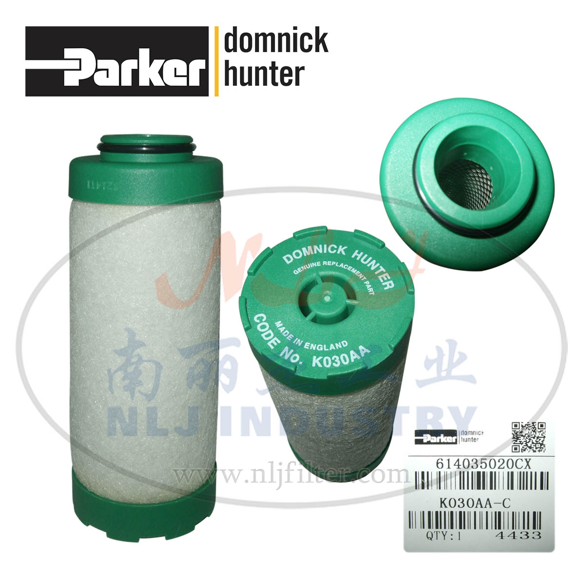 Parker(ɿ)domnick hunter˺K030AA-Cо