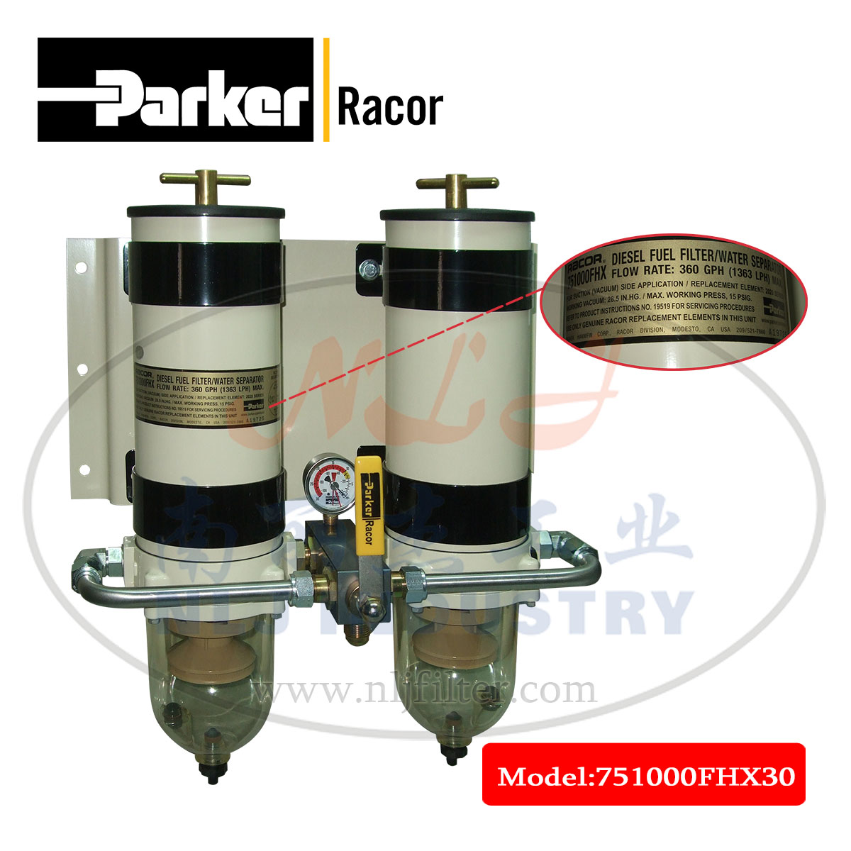 Parker(ɿ)Racorȼ͹/ˮ751000FHX30