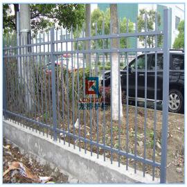 龙桥护栏生产喷塑锌钢围墙护栏 围墙栏杆 拼装式院墙栅栏 围栏