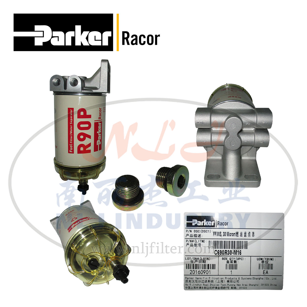 Parker(ɿ)Racorȼ͹/ˮC690R30-M16