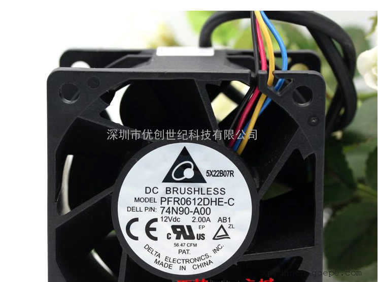 ̨ PFR0612DHE-C 12V 6038 2.00A תѹ