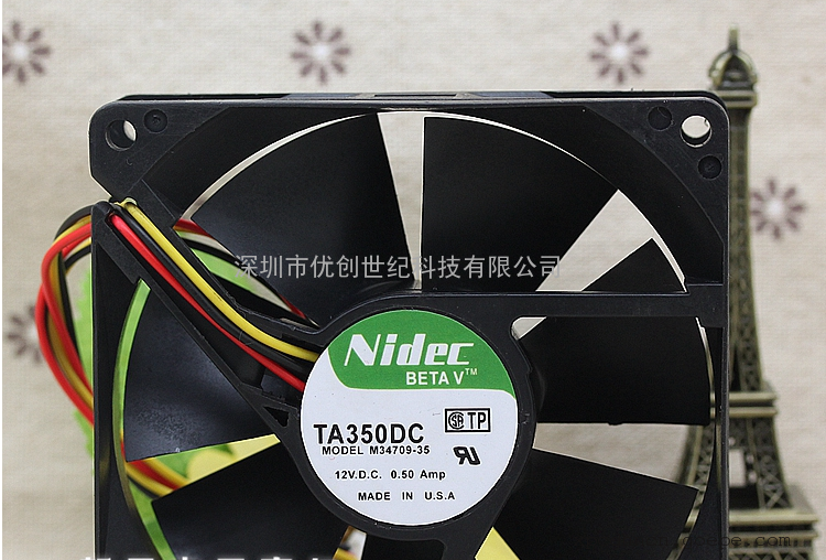 NIDEC TA350DC M34709-35 9CM 12V 0.5A PWM ɢȷ