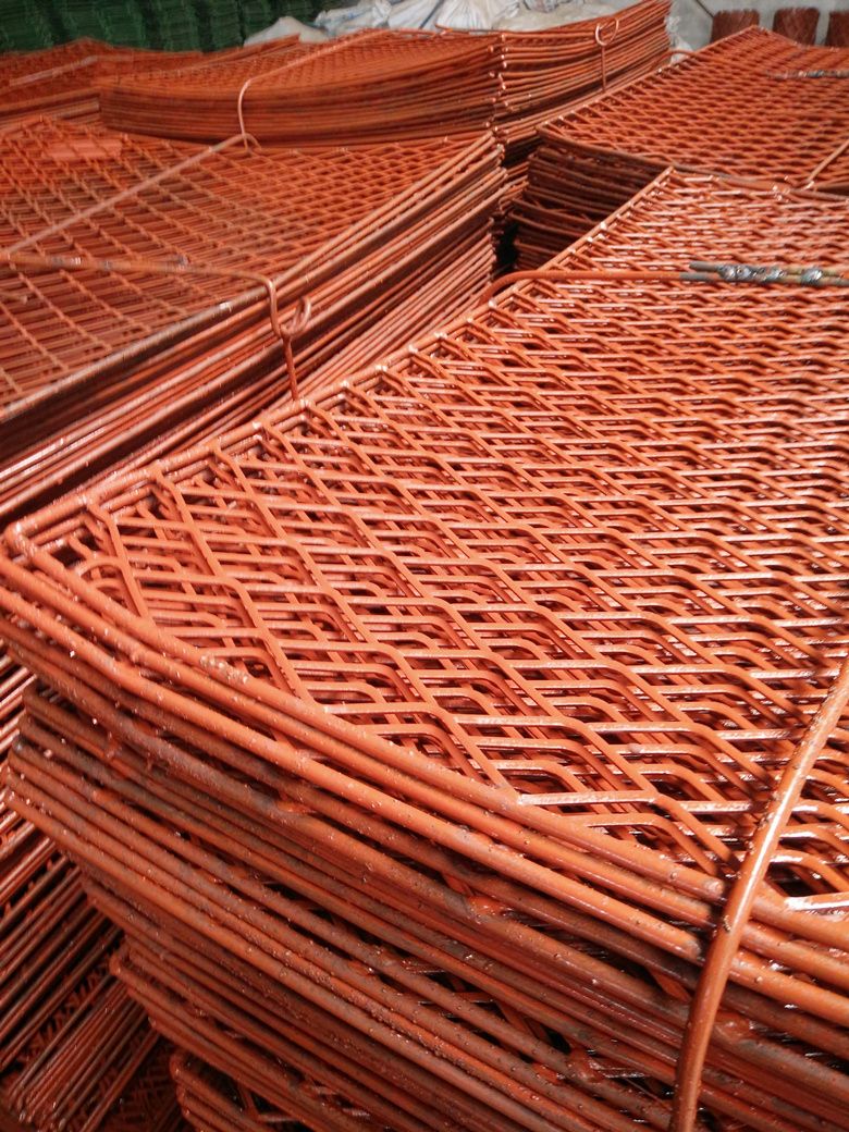 4mm建筑钢笆片——喷漆,防滑钢笆片尺寸定做