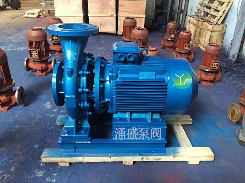 臥式管道清水泵化工泵熱水泵家用增壓泵抽水泵isw40-200a-3kw