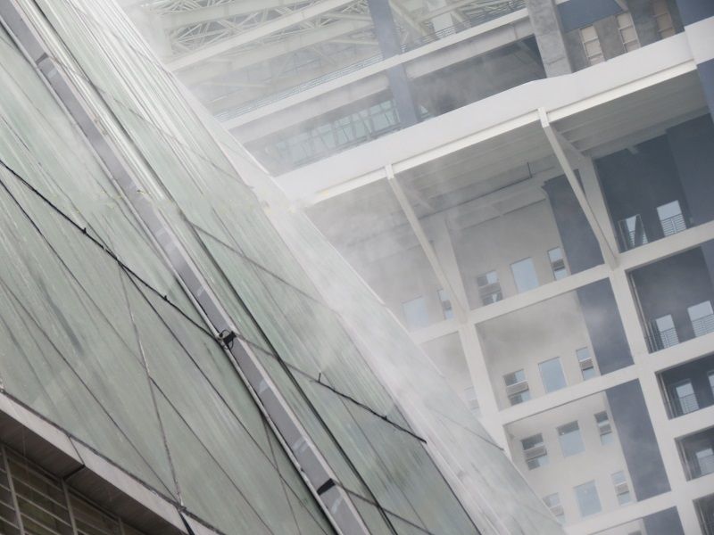 屋顶定时喷水降温系统