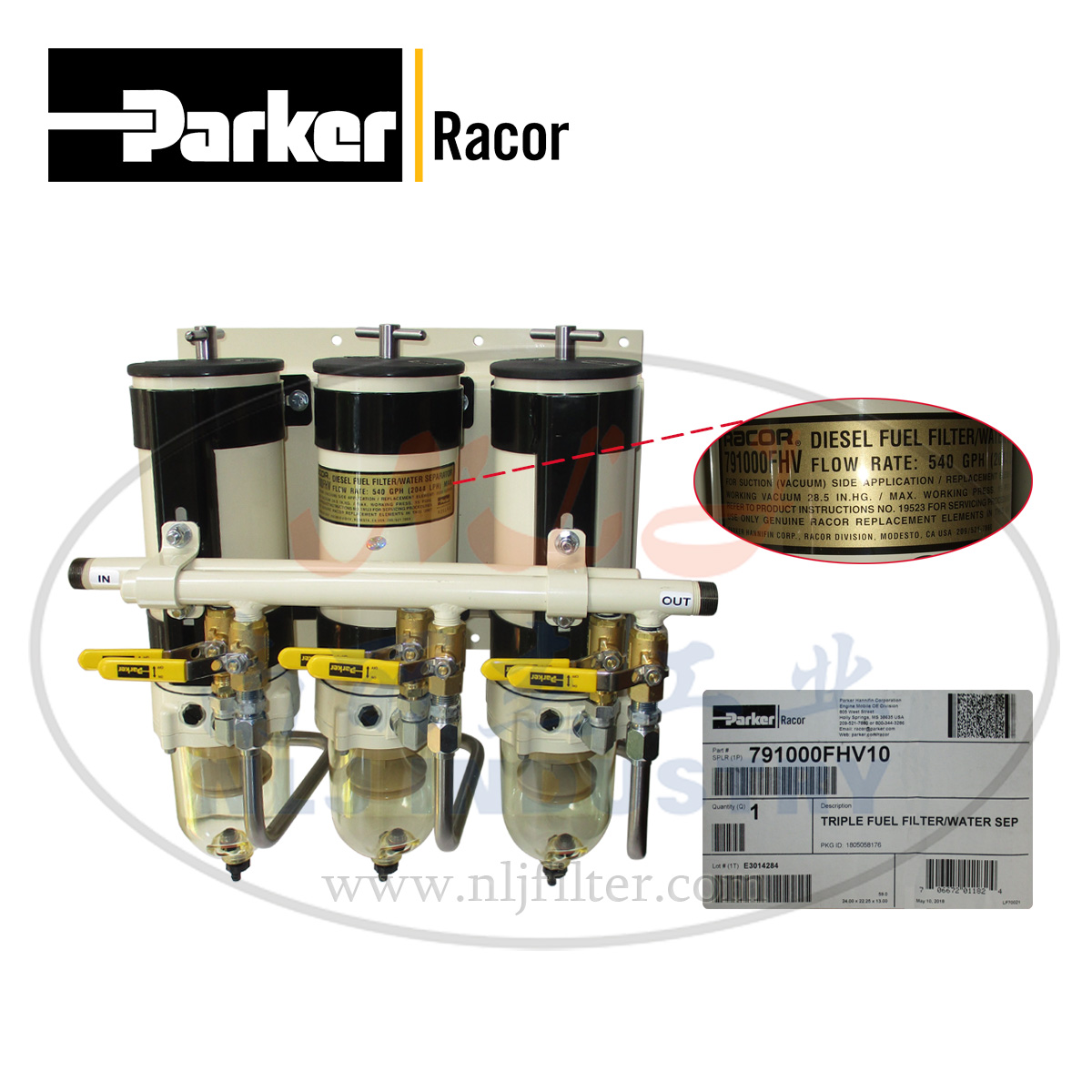 Parker(ɿ)Racorȼ͹/ˮ791000FHV10