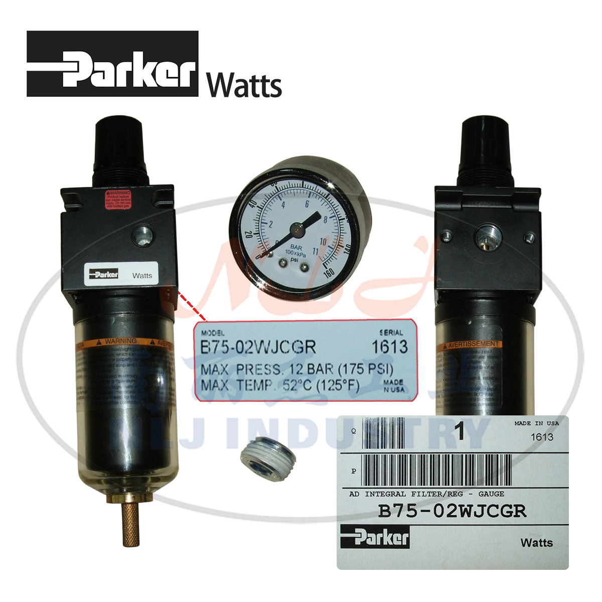 Parker(ɿ)WattsѹB75-02WJCGR