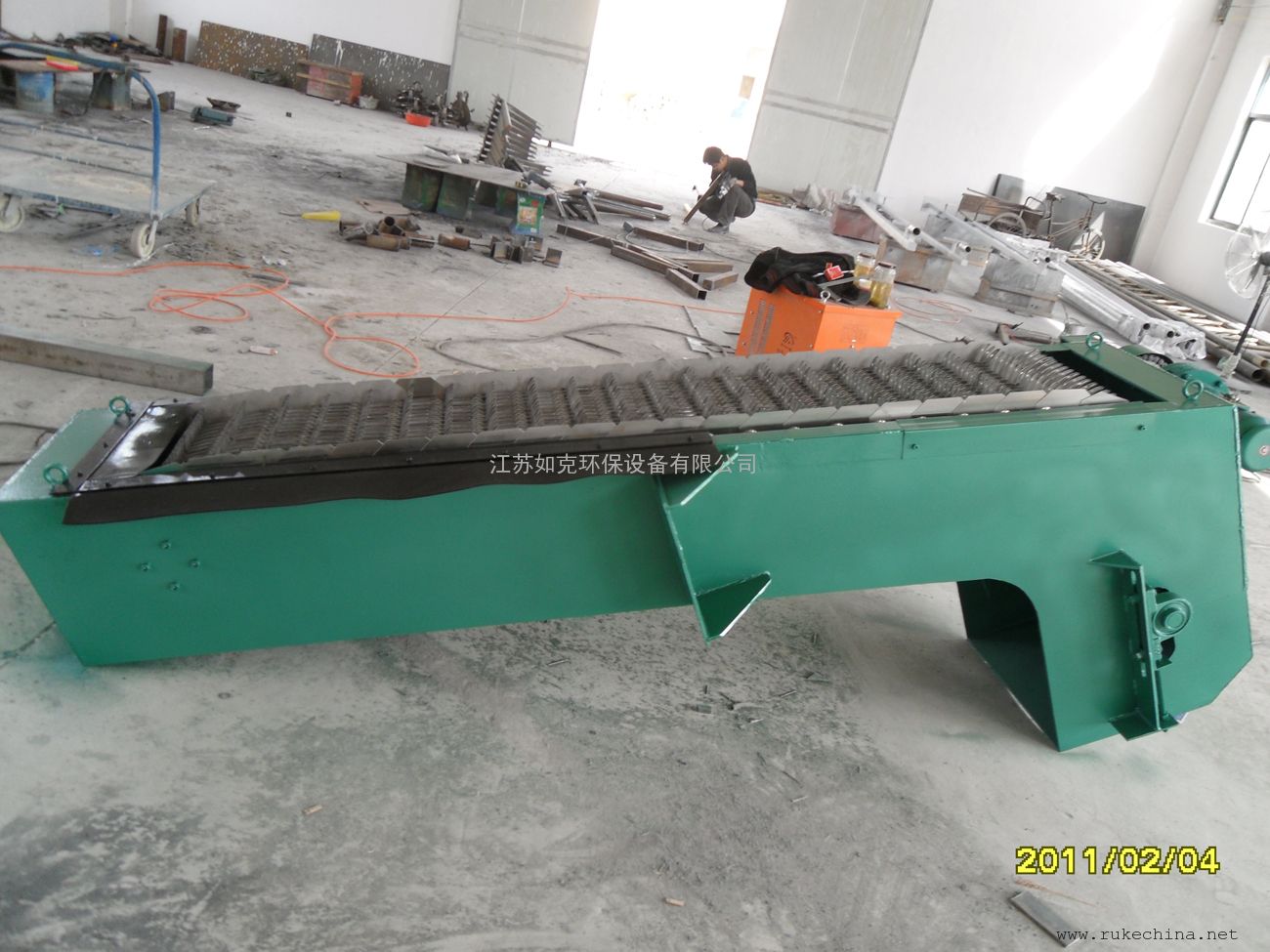 如克环保回转格栅设备的流量