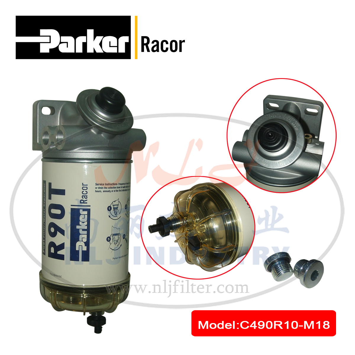 Parker(ɿ)Racorȼ͹/ˮC490R10-M18