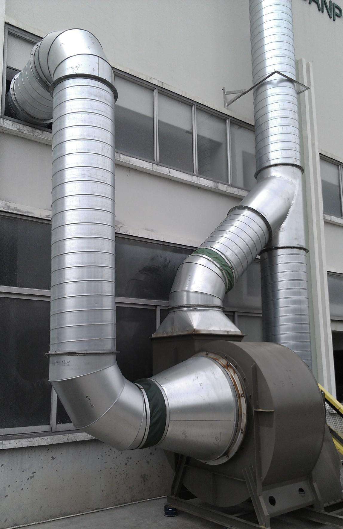 新诚风管厂家直销 镀锌防水防腐排烟通风圆形螺旋风管