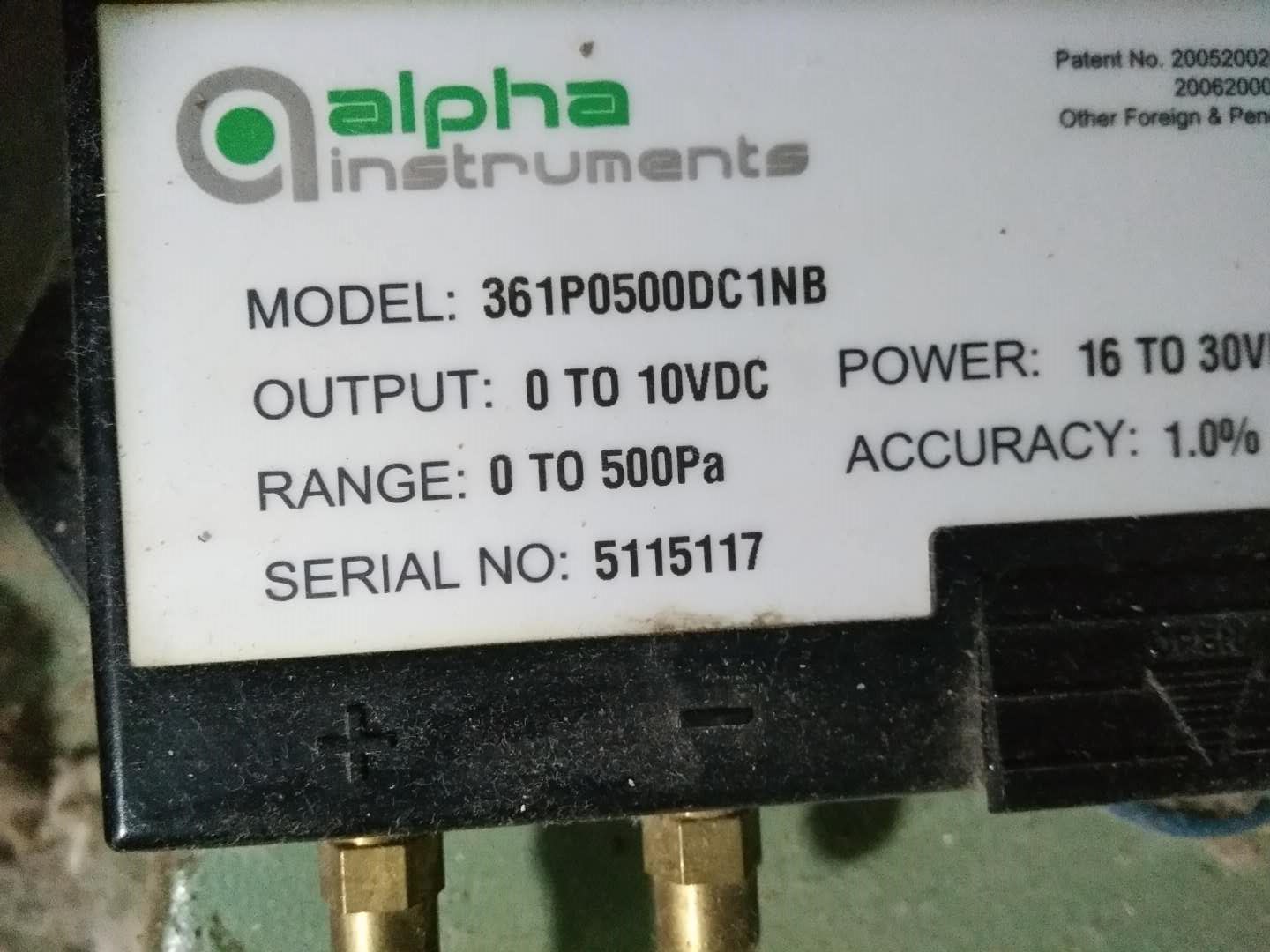 Alpha361P0500DC1NB 0-500pa 0-10Vѹѹalpha